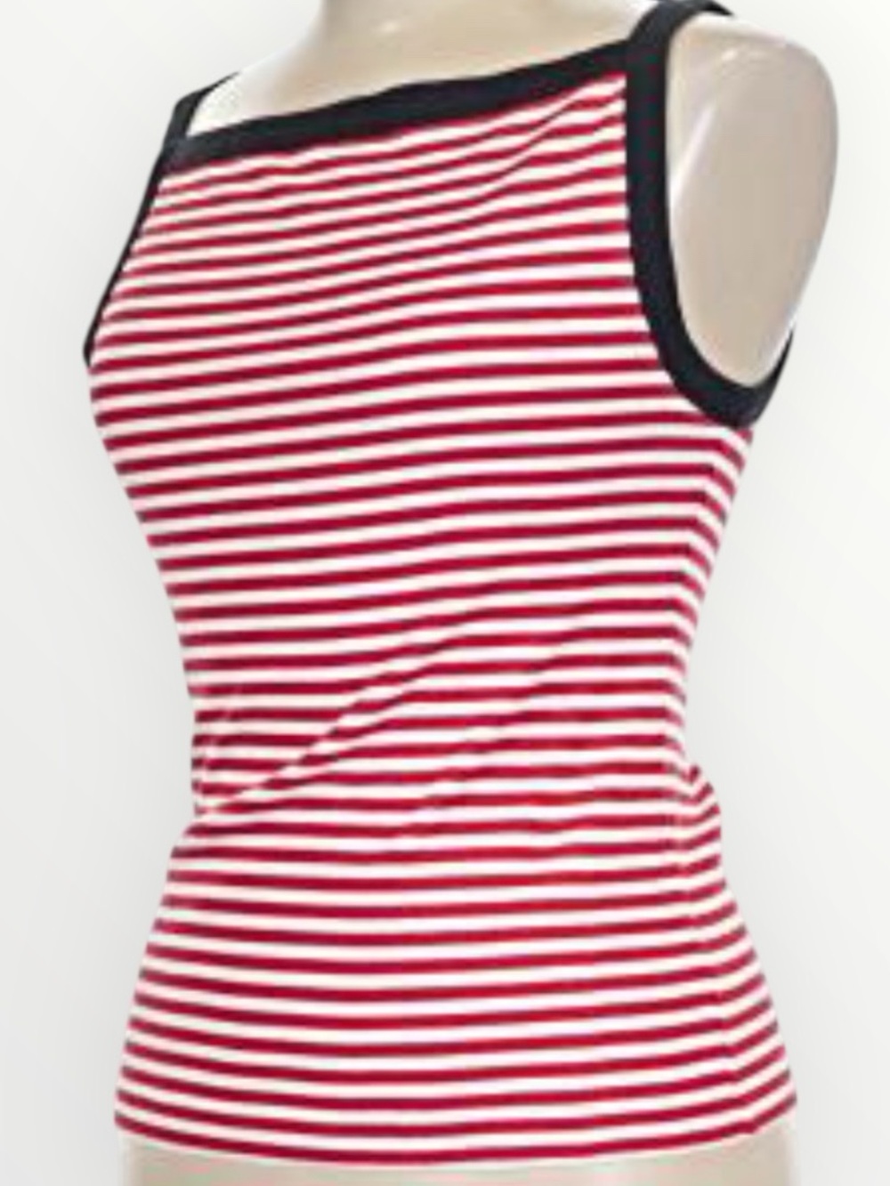 DÔEN Andrea Tank in Rouge Nantucket Stripe | L - Picture 8 of 12